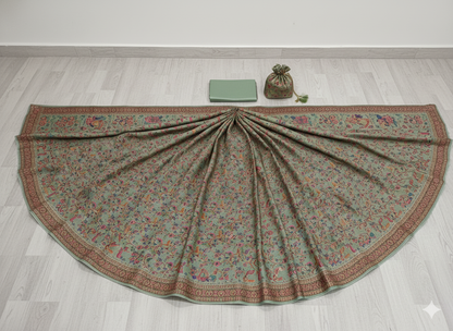 Enchanting Pastel Green Silk Saree